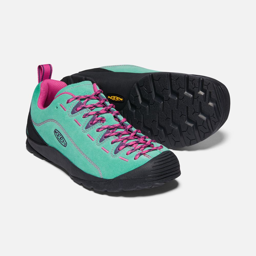 Baskets Keen Femme Outlet Keen Jasper Suedes Vert Rose